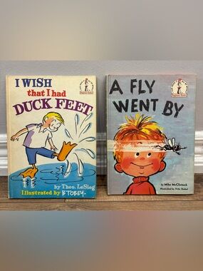 I Wish That I Had Duck Feet 1965 Dr Seuss & A Fly Went By 1958 Children’s Books